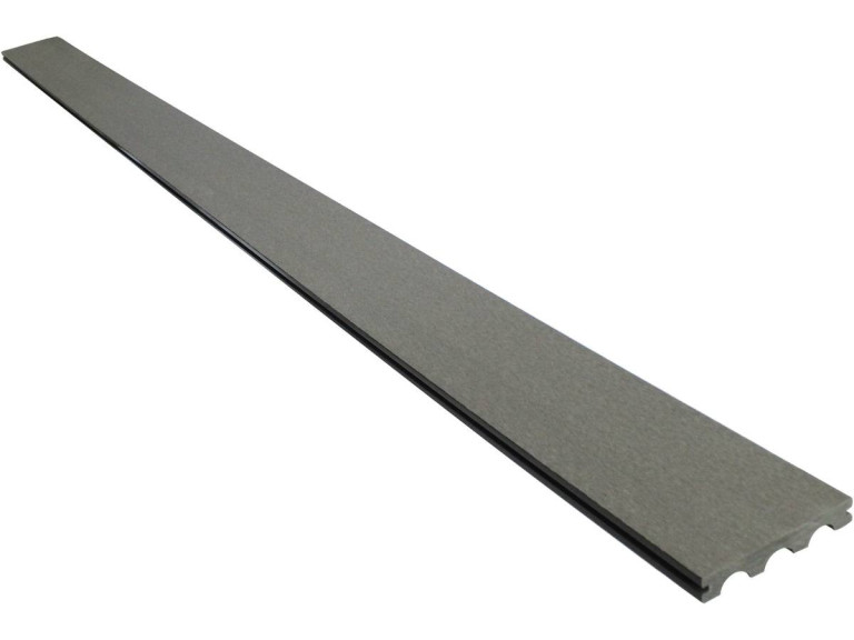 Vlonderplanken composiet set 3 stuks massief - Lengte: 2,4 m - 1 m2- Grijs