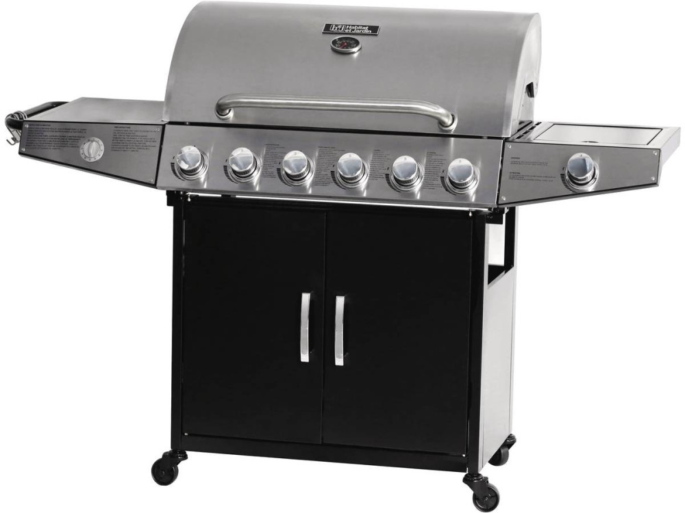 Barbecuegas "Party 6" - 7 branders waarvan 1 zijkant - 20,9 kW