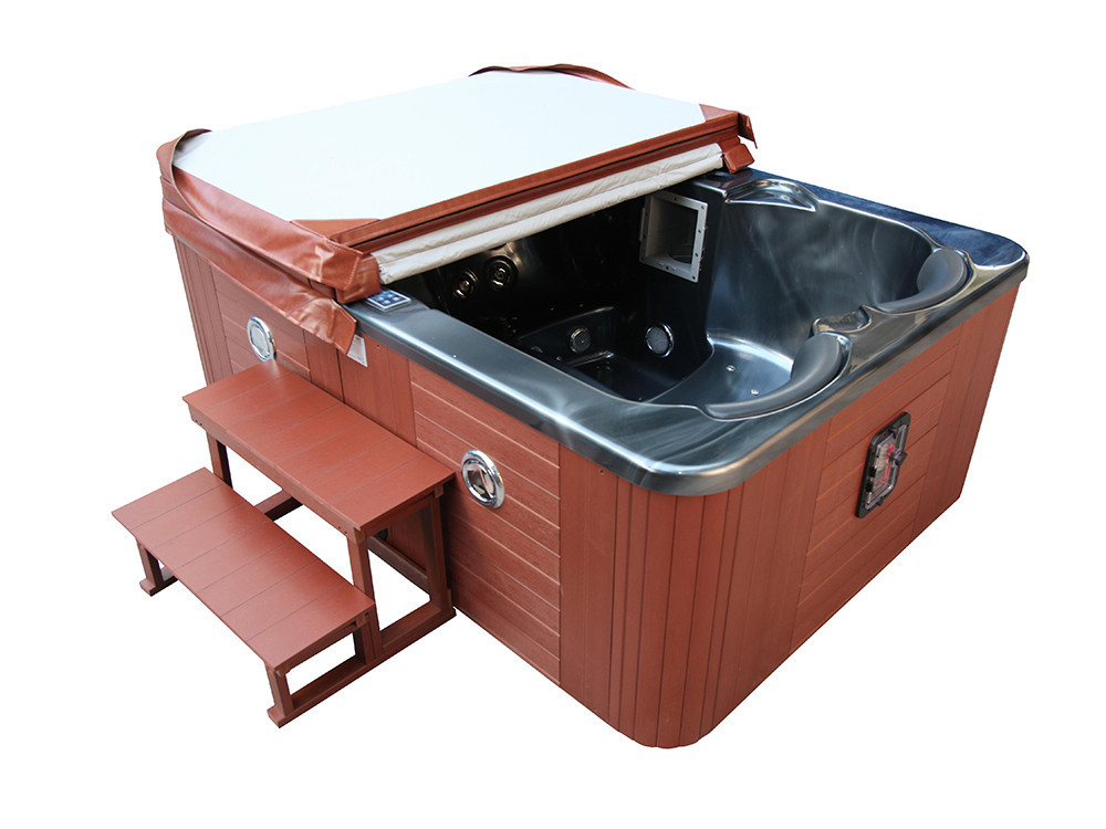 Jacuzzi Spa "Fidji" 4 zits - Witte binnenkant - Balboa systeem + geïntegreerde verbinding voor iPhone - 210 x 152 x 81 cm