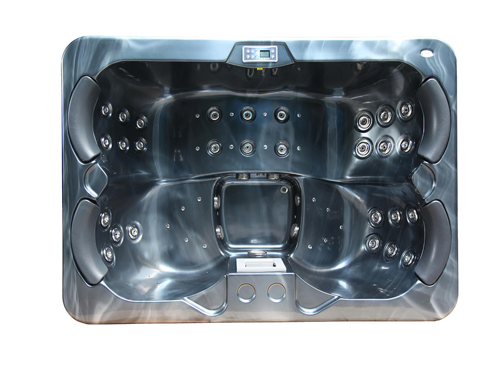 Jacuzzi Spa "Fidji" 4 zits - Witte binnenkant - Balboa systeem + geïntegreerde verbinding voor iPhone - 210 x 152 x 81 cm