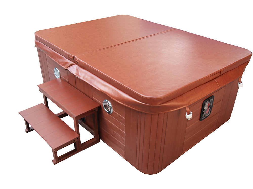 Jacuzzi Spa "Fidji" 4 zits - Witte binnenkant - Balboa systeem + geïntegreerde verbinding voor iPhone - 210 x 152 x 81 cm