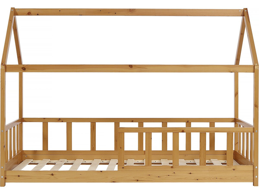 "Mila" Houten Kajuitbed voor Kinderen - 90 x 190 cm - Bruin