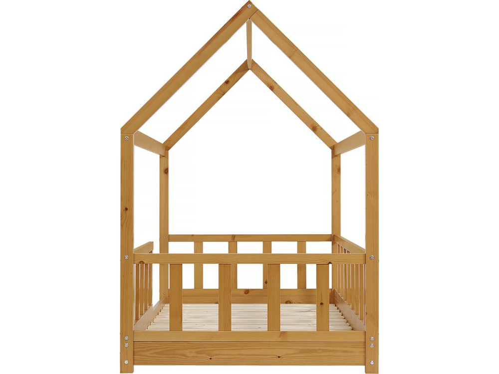 "Mila" Houten Kajuitbed voor Kinderen - 90 x 190 cm - Bruin