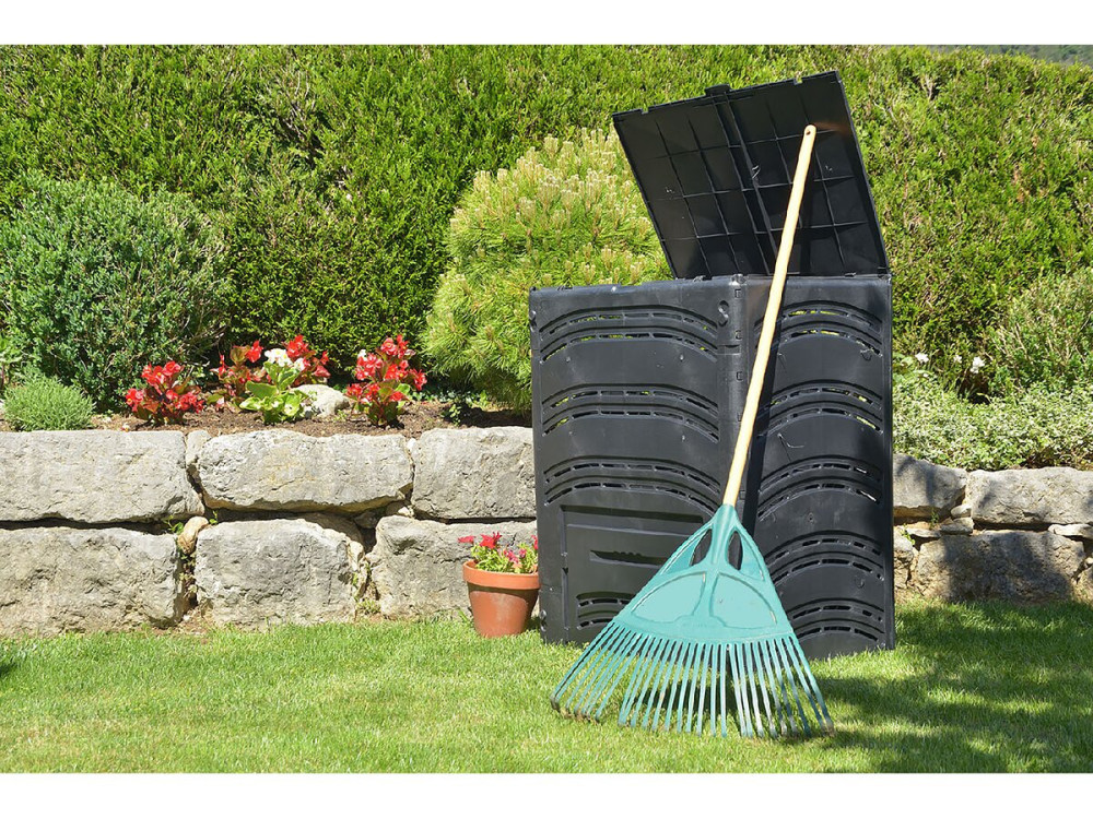 Kunststof compostbak "MAKI" - 500L - Zwart