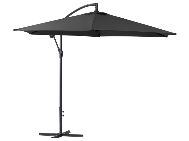 Parasol vrijhangend tuin zweefparasol "Ilios" - Zwart