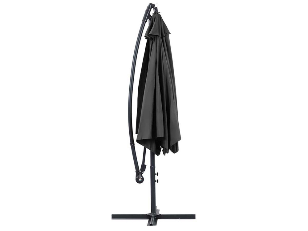 Parasol vrijhangend tuin zweefparasol "Ilios" - Zwart