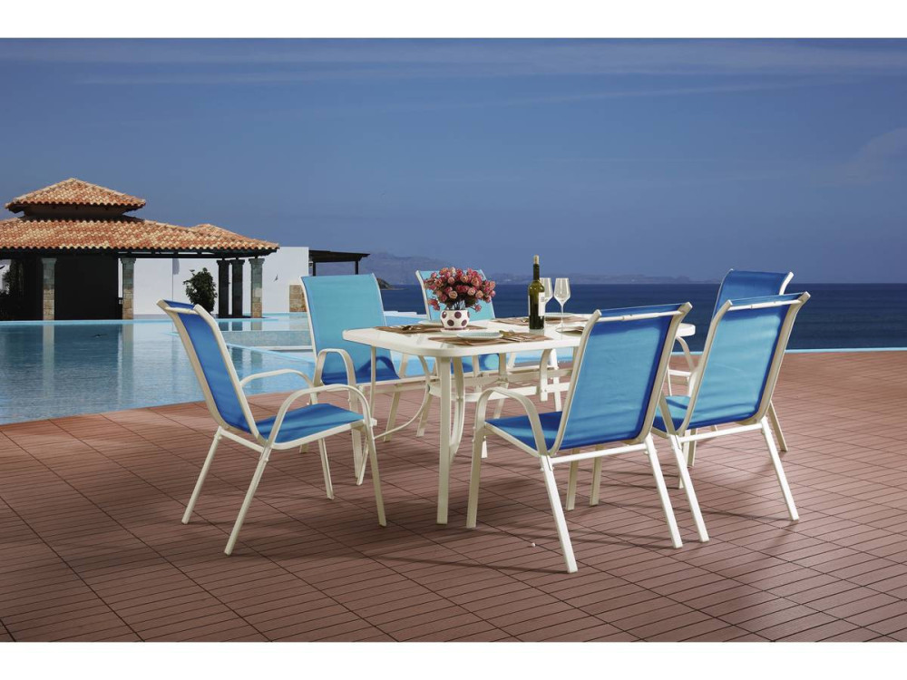 Tuinset textileen "Cordoba" - Phoenix - Blauw