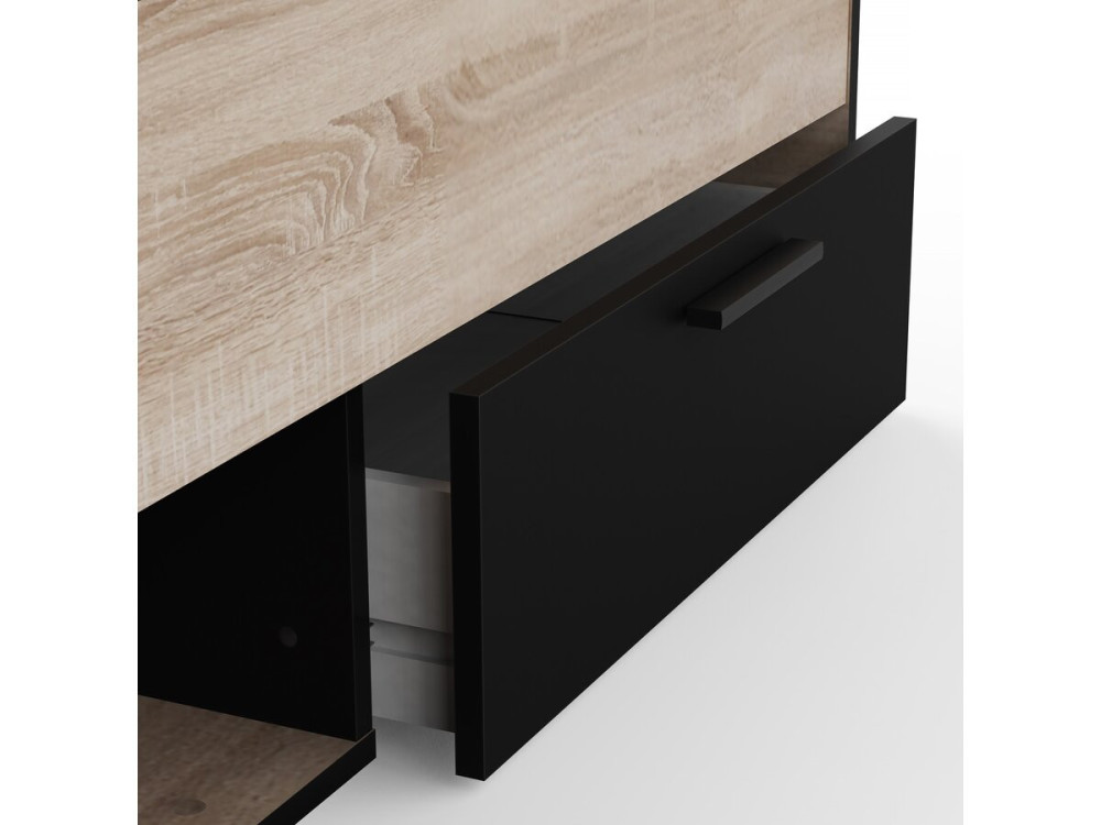 Houten tweepersoonsbed "Michigan" - 160 x 200 cm - Beige