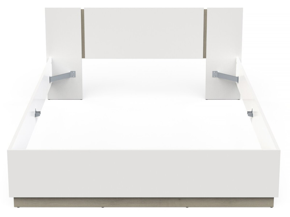 Watson Houten Tweepersoonsbed - 140 x 200 cm - Wit