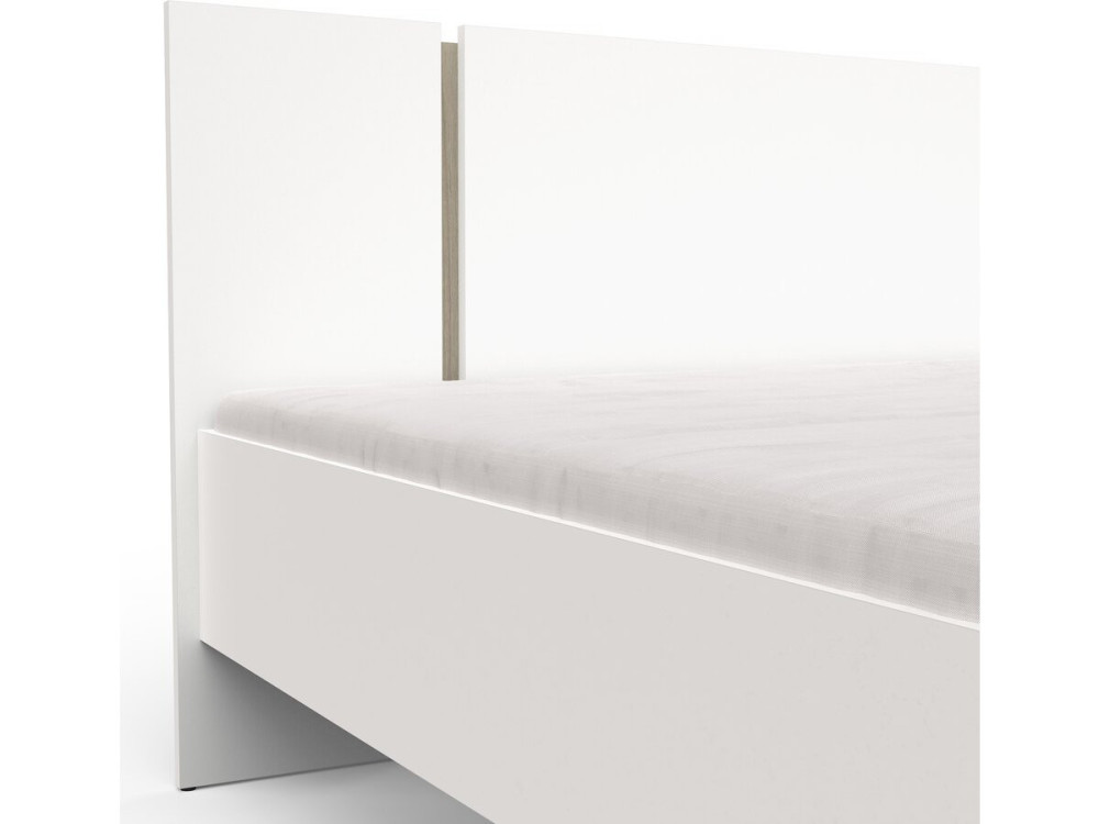 Watson Houten Tweepersoonsbed - 140 x 200 cm - Wit