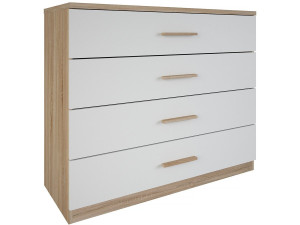 Commode "Selena" - Hout - 4 laden - Wit