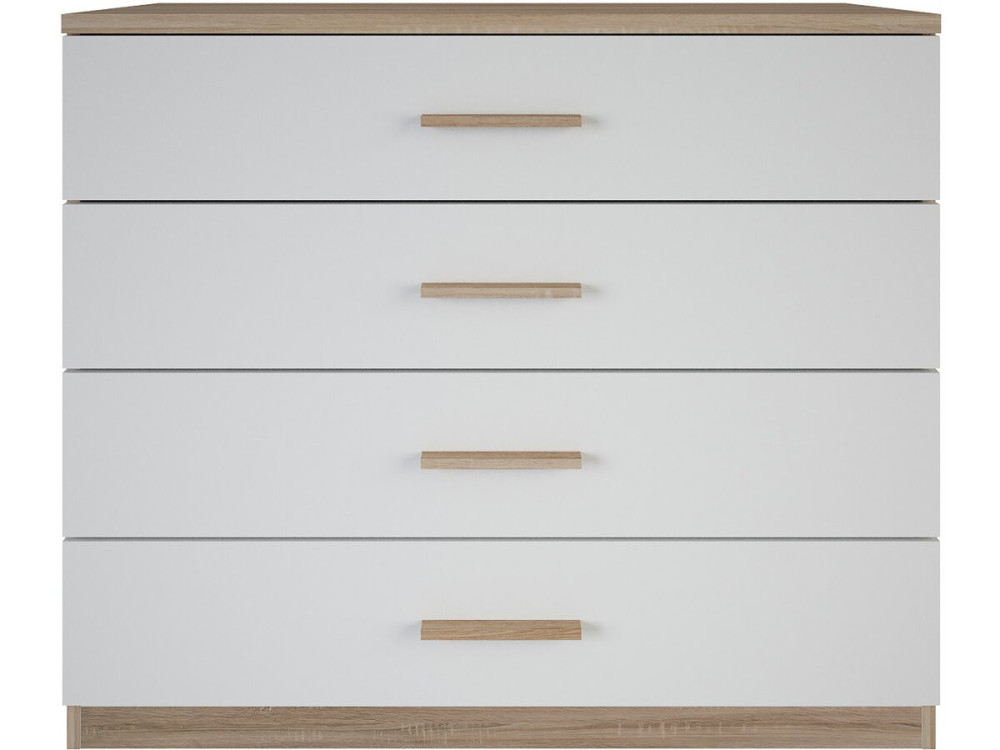 Commode "Selena" - Hout - 4 laden - Wit