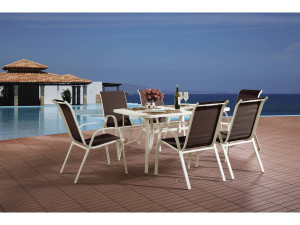Tuinset textileen "Cordoba" - Phoenix - Taupe - grijs bruin 2
