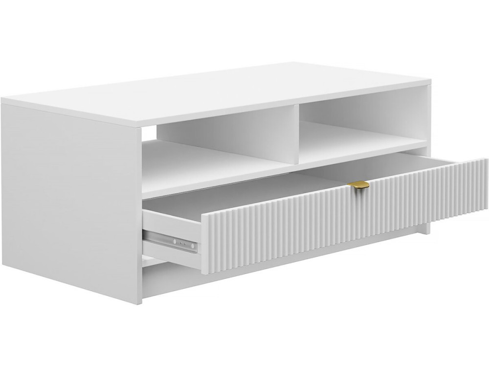 Salontafel Tireno - 100 X 40 X 50 cm-  Wit