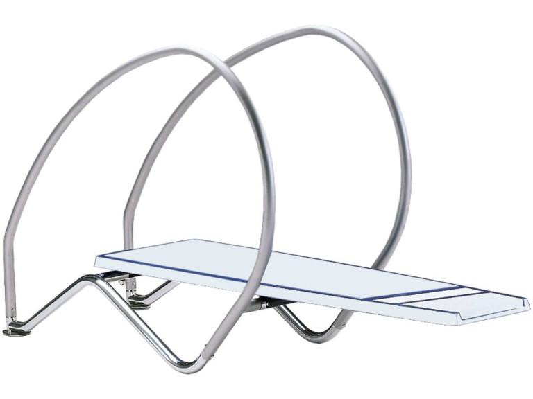 Dynamische" flexibele spoelbak met hoepels - 200 x 147,1 x 60 cm - Wit