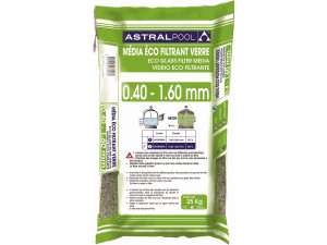 Eco-filterglas 0,4 - 1,6 mm - 25 kg