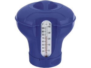 Drijvende chloordispenser met geïntegreerde thermometer