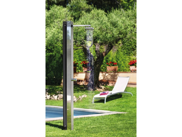 Niagara" solar zwembaddouche - 30 L - H.215.7 cm - Staal