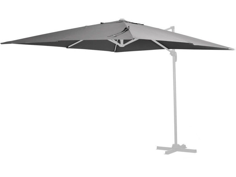 Parasolstof "Sun 3" - 3 x 3 m - grijs