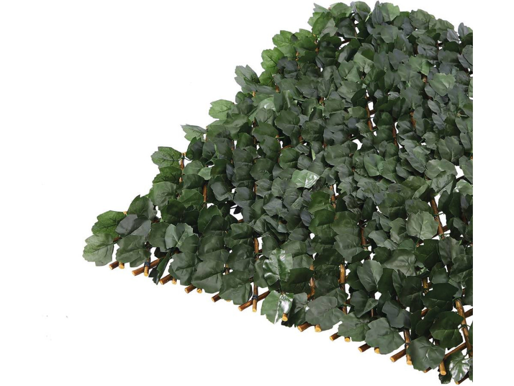 Kunsthaag bladeren "Fragon" - 200 x 100 cm - Groen