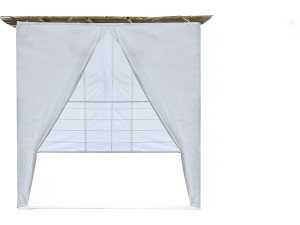 Soeka Sukkah loofhut "Nina" aanpasbaar - 3 x 2 - 1 bamboerol en 3 houten latten