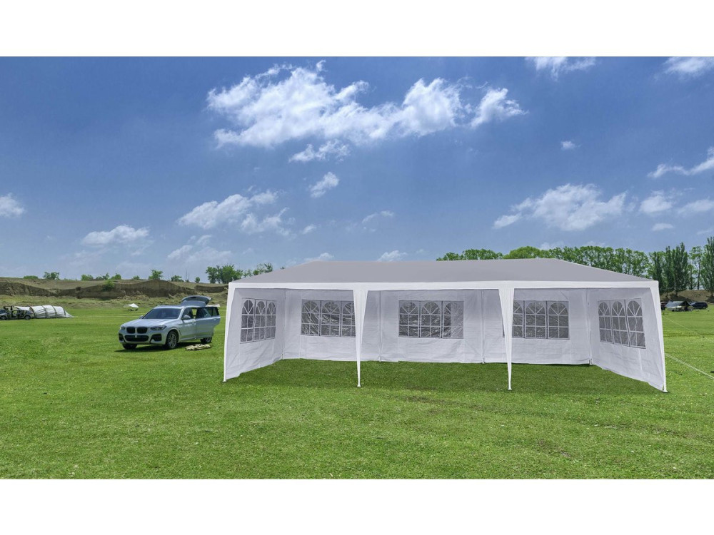 Partytent "Carolina 9" - 24.39 m² - 3 x 9 m - Wit