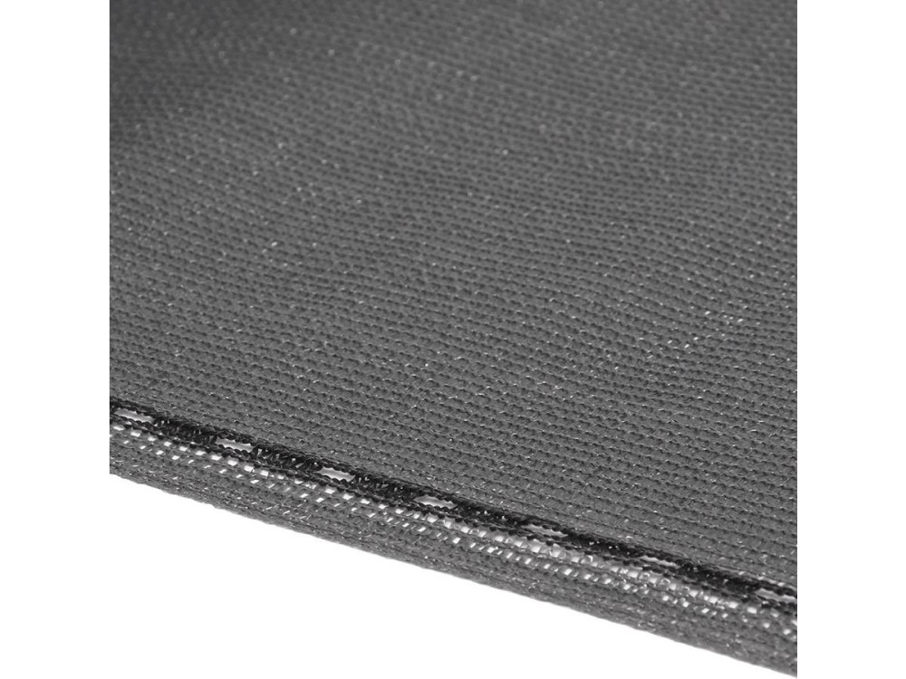 Tuinscherm privacyscherm balkondoek synthetisch "Verdo" - 2 x 10 m - 90 g/m² - Grijs