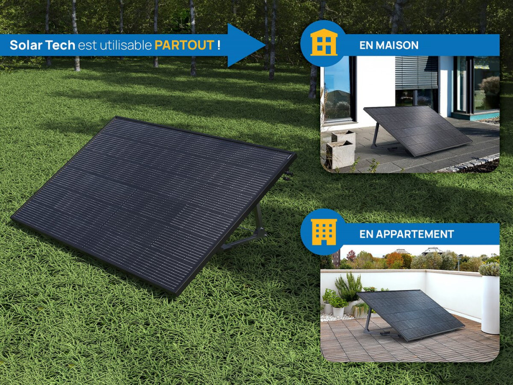 Zonnepaneel 400W "Solar Tech" plug &amp; play - Starterset