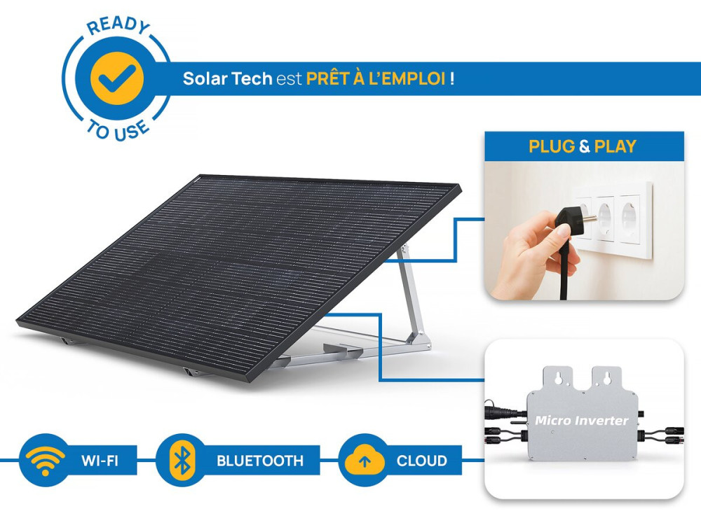 Zonnepaneel 400W "Solar Tech" plug &amp; play - Starterset