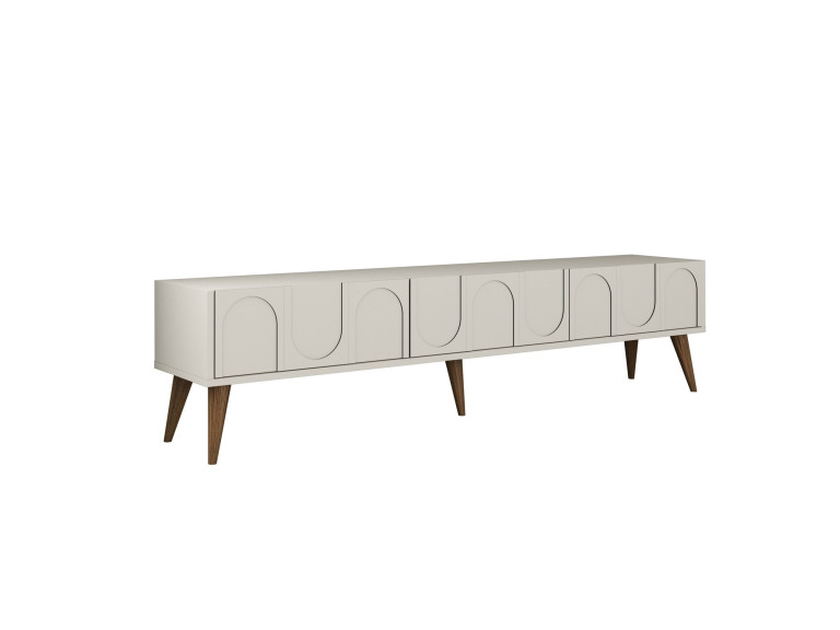 Houten TV-meubel "Lyon" - 180 x 35 x 44 cm - CrèmeNoix