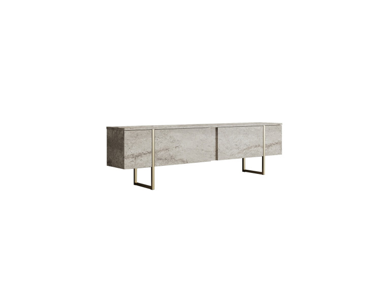 Luxe" houten TV-meubel - 180 x 30 x 50 cm - TravertinOr