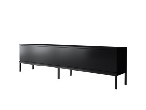 Lord" houten TV-meubel - 180 x 30 x 47 cm - Zwart