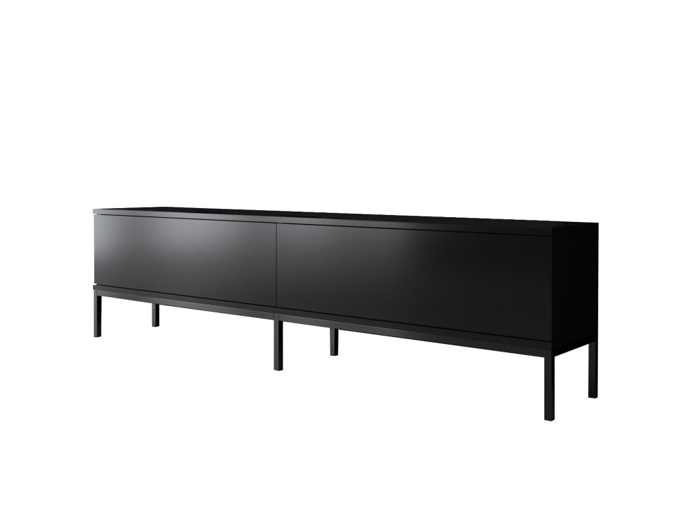 Lord" houten TV-meubel - 180 x 30 x 47 cm - Zwart