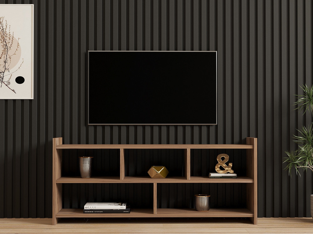 Houten TV-meubel "Pera" - 117 x 28 x 55 cm - Atlantisch grenen