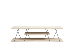 Houten TV-meubel "Canaz" - 120 x 30 x 33 cm - Beige