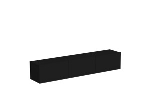 Houten TV-meubel "Denby" - 160 x 31 x 29 cm - Zwart