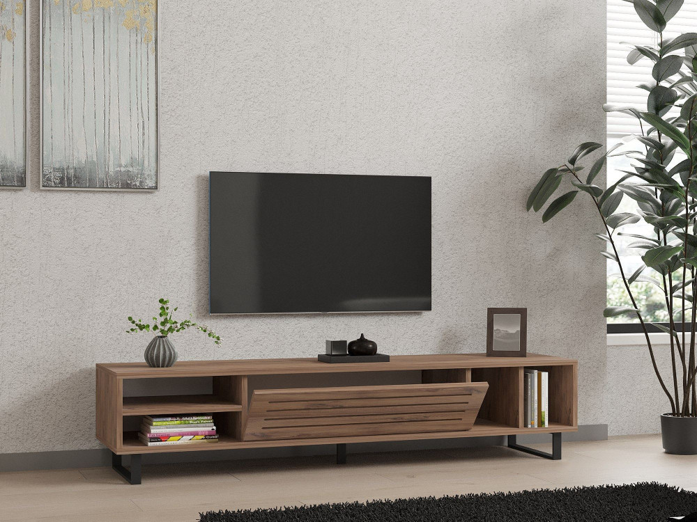 Houten TV-meubel "Safir" 160 x 40 x 35 cm - Atlantic Pine