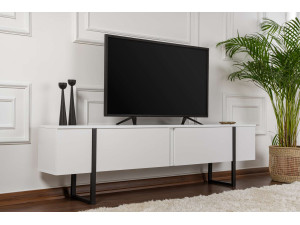 Houten TV-meubel "Serenity" 180 x 30 x 45 cm - Wit 2