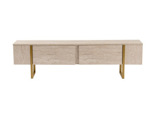 Houten TV-meubel "Serenity" 180 x 30 x 50 cm - Travertin