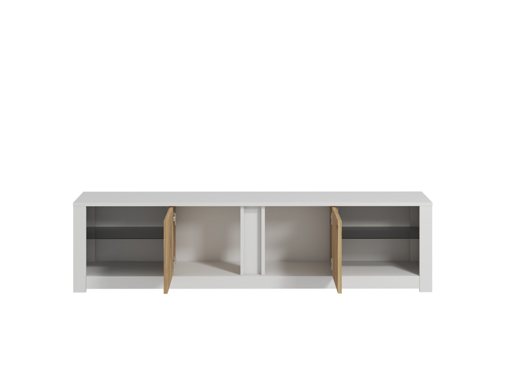 Houten TV-meubel "Aydos" 180 x 35 x 45 cm - Wit