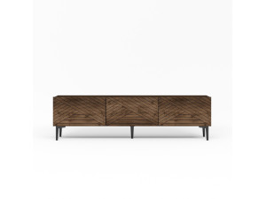 Houten TV-meubel "Felix" - 160 x 31 x 44 cm - Bruin