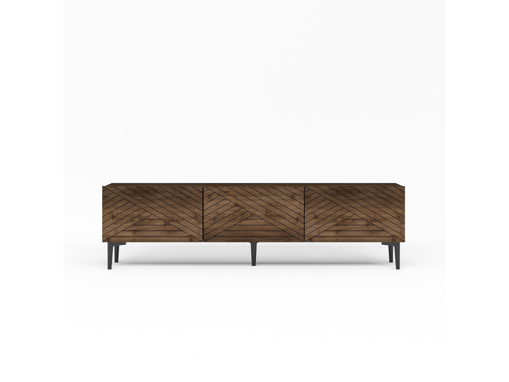 Houten TV-meubel "Felix" - 160 x 31 x 44 cm - Bruin