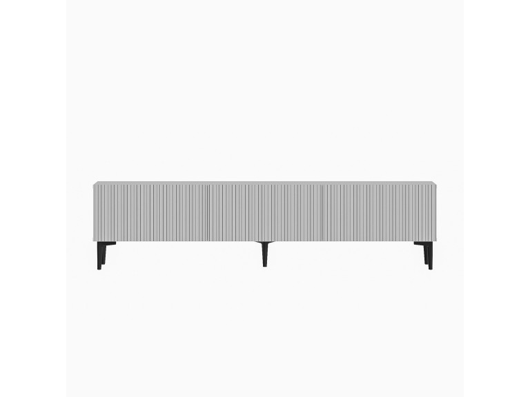 Houten TV-meubel "Oscar" - 180 x 31 x 45 cm - Wit