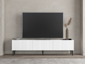 Houten TV-meubel "Oscar" - 180 x 31 x 45 cm - Wit 2