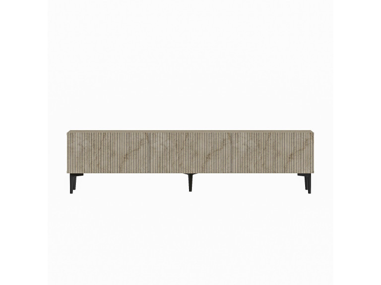 Houten TV-meubel "Oscar" - 180 x 31 x 45 cm - Beige