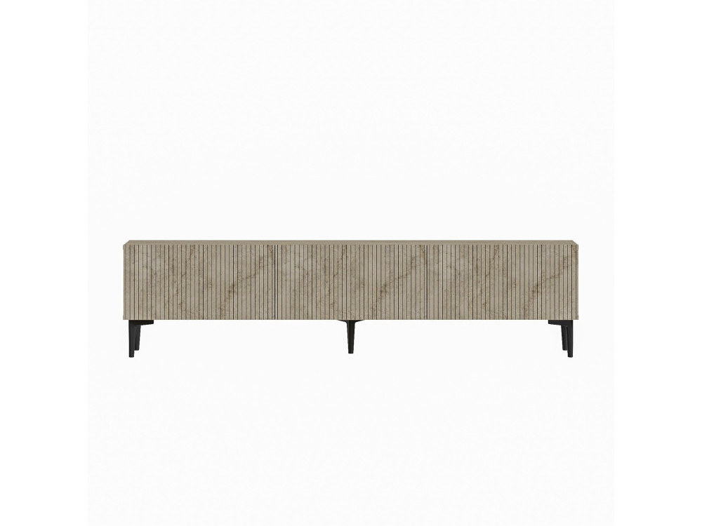 Houten TV-meubel "Oscar" - 180 x 31 x 45 cm - Beige