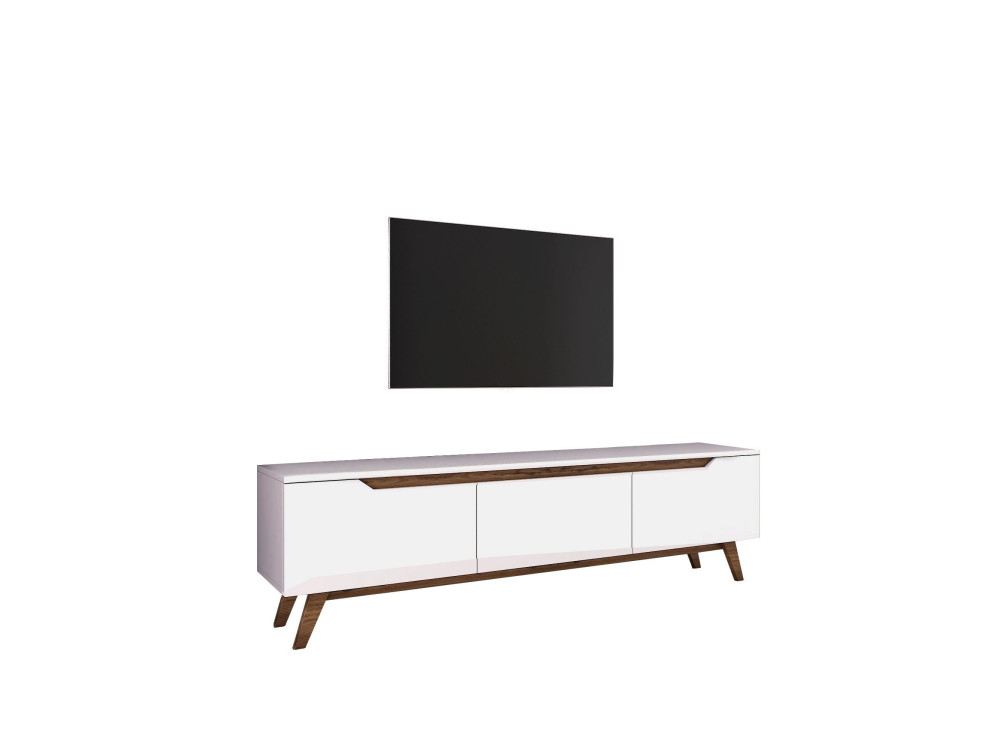 Digi" houten TV-meubel - 180 x 35 x 48 cm - Bruin