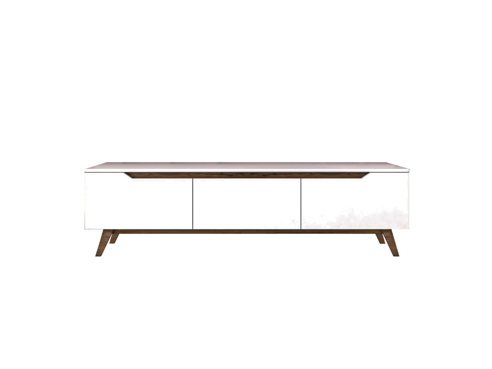 Digi" houten TV-meubel - 180 x 35 x 48 cm - Bruin