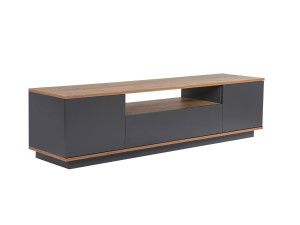 Houten TV-meubel "Veramont" - 180 x 44 x 44 cm - Antracietgrijs