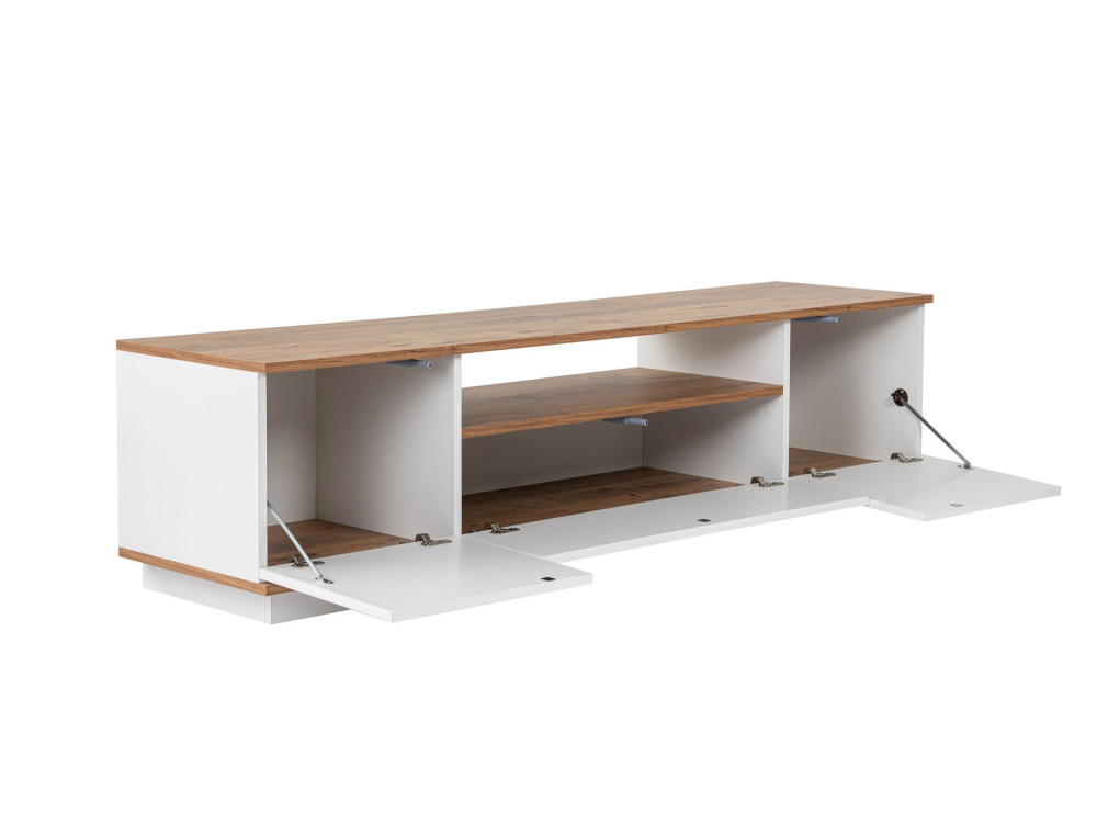 Houten TV-meubel "Veramont" - 180 x 44 x 44 cm - Bruin